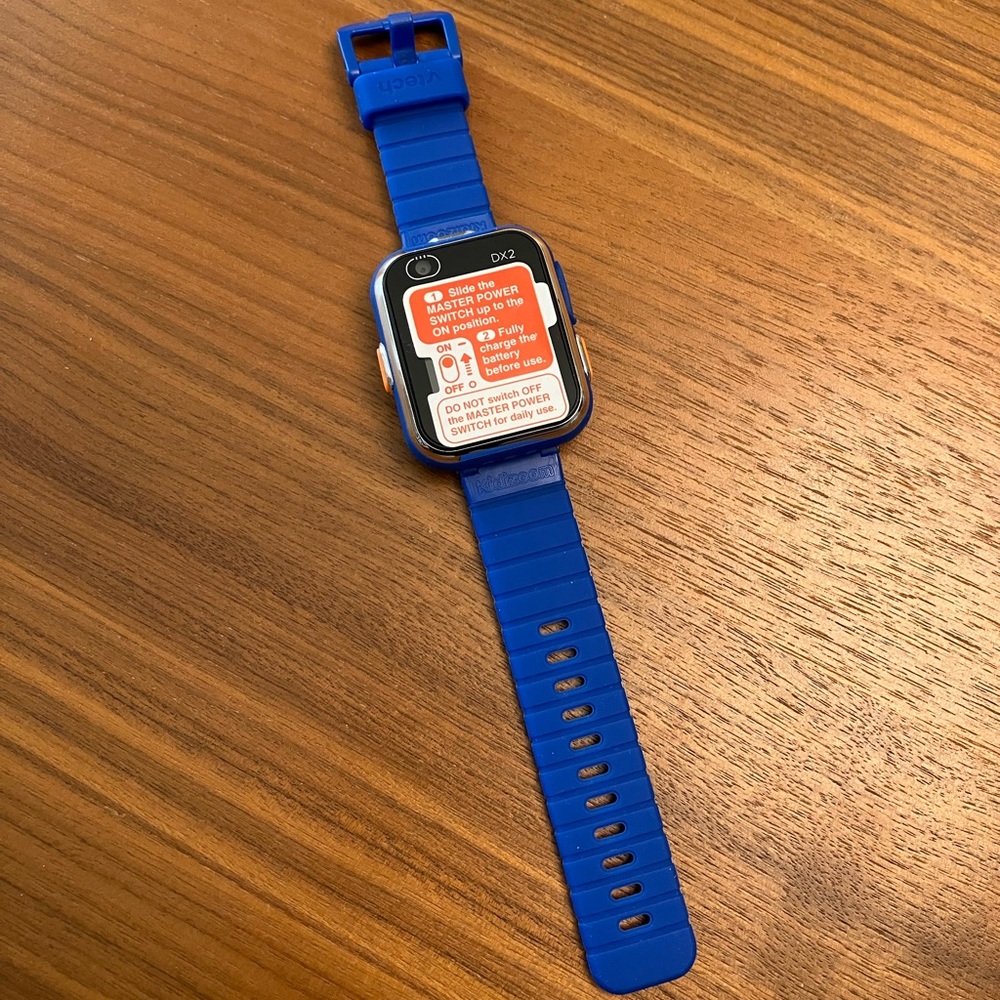 VTech KidiZoom Smartwatch DX2, Smart Watch for Kids, Learning Watch, Blue in Box